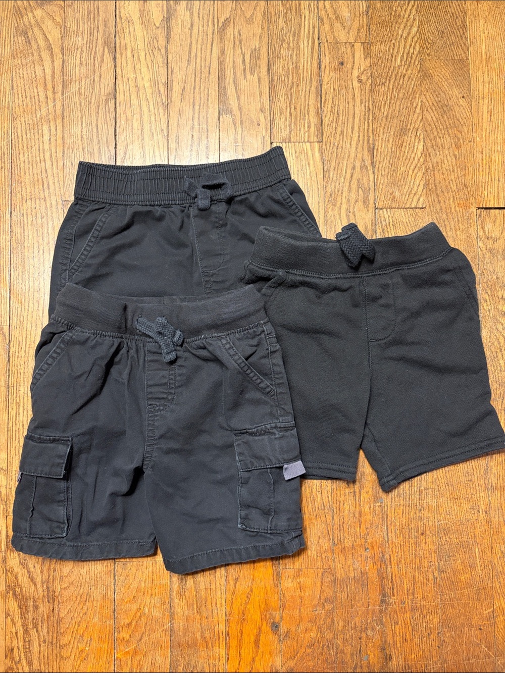Garanimals Black Kids' Pull-On Shorts Trio